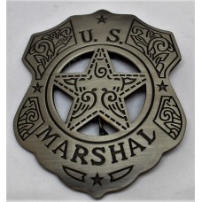 US Marshal ( Fancy Engraved ) Badge
